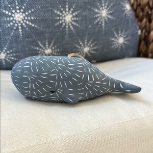 The Land of Nod Blue Whale Ornament